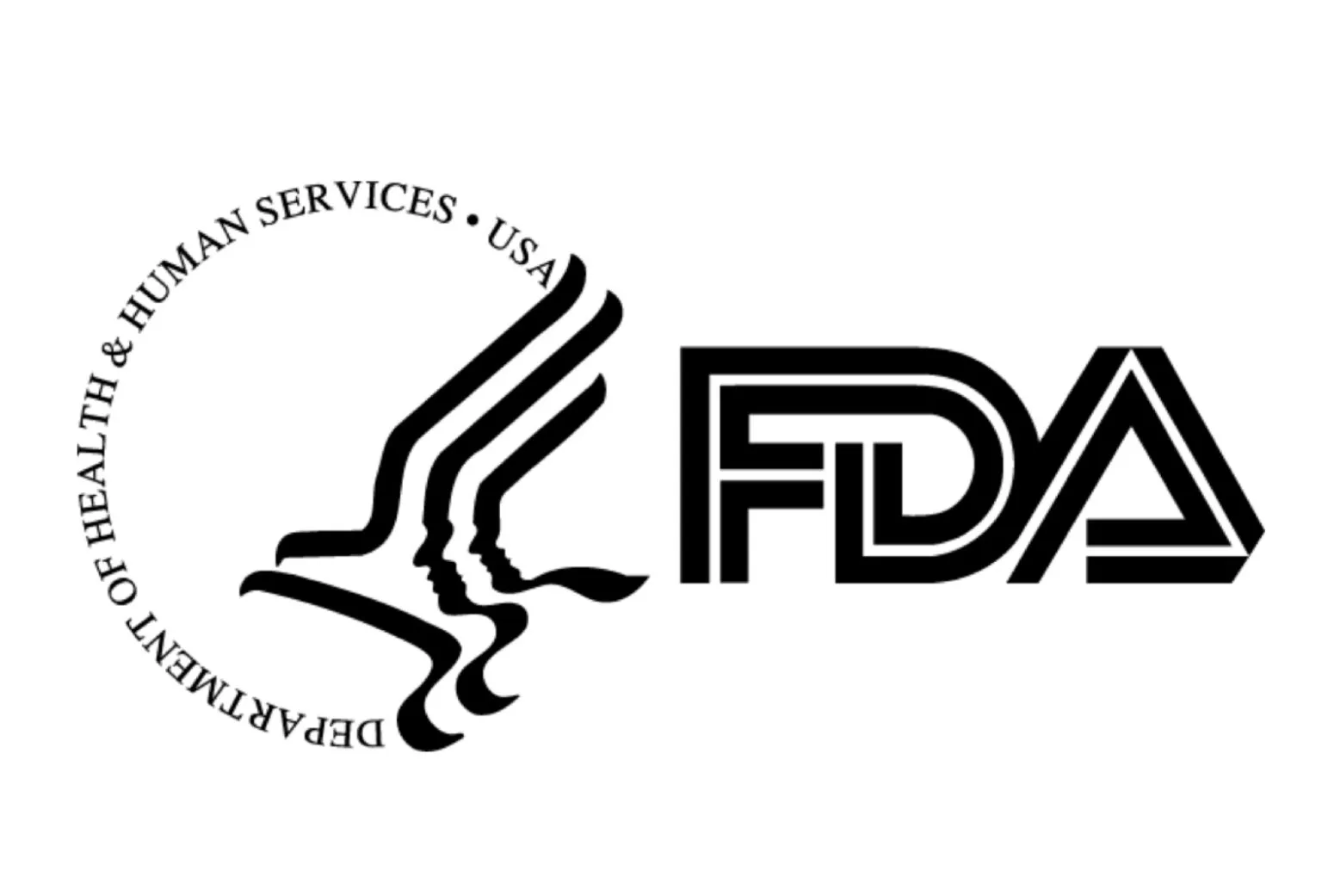 FDA (Food and Drug Administration) logo alongside the U.S. Department of Health & Human Services seal
